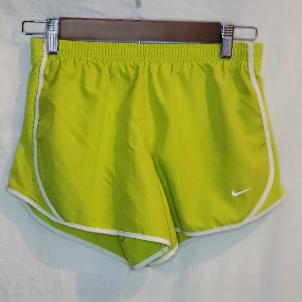 NWT Nike Girls  Lime Green Running Shorts